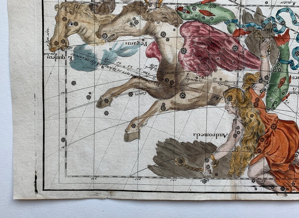 World - Világ; Ignace Gaston Pardies - (Celestical map) - 1701-1720 #3.2