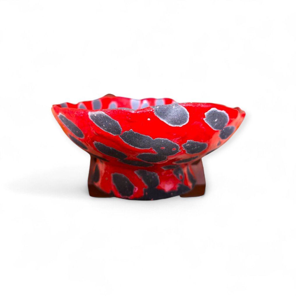 Ingyenes szállítás Norio Shibata Tokoname-Yaki szoborszerű eper kaspó: Merész kortárs kerámia - Porcelán - Norio Shibata - Japán - Shōwa period (1926-1989) #3.2