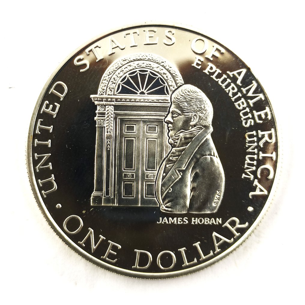 美國. 1 Dollar 1992 White House Bicentenary - 26,73g  (沒有保留價) #1.0