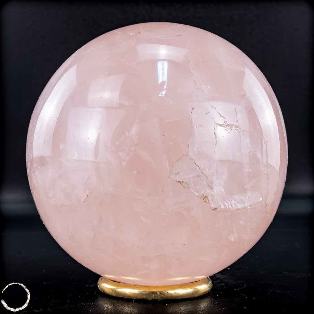 Φυσική σφαίρα ροζ quartz από τη Βραζιλία- 1289.88 g #1.0