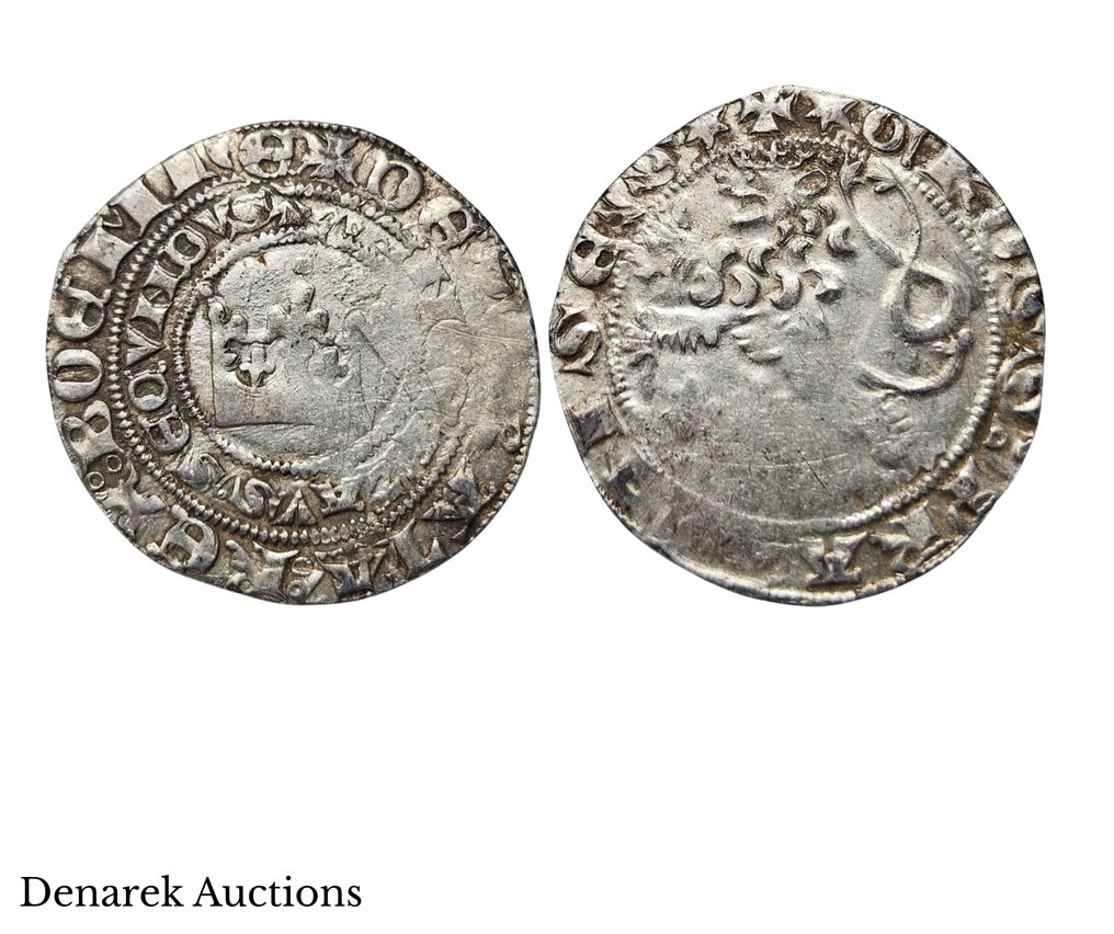 . Bohemia Wenceslaus II (1278–1305). Prague Groschen Rare variety #1.0