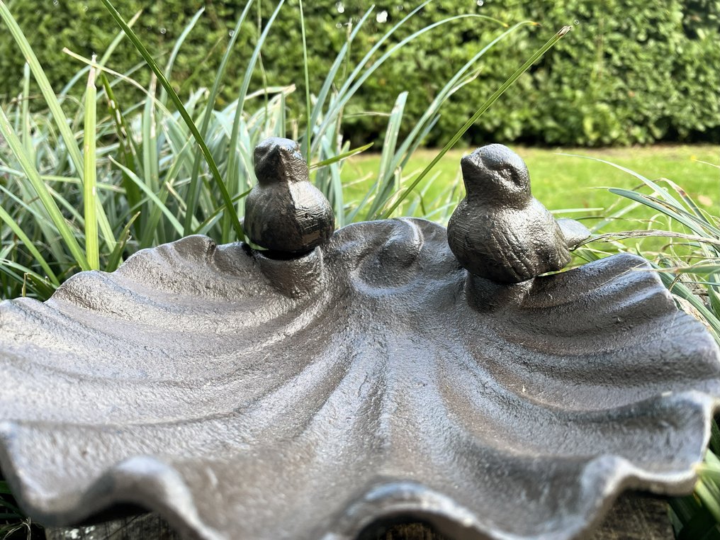 Vogelbad - Gietijzer - Schelp #1.0