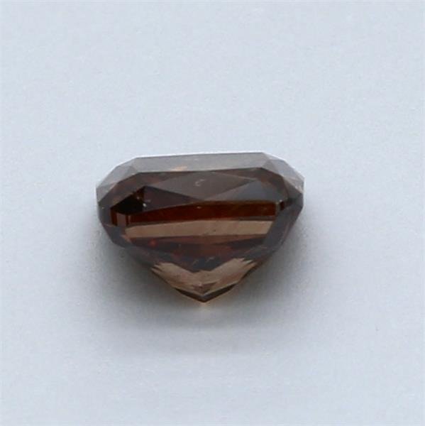 No reserve price - 1 pcs Diamond  (Natural coloured)  - 0.82 ct - Cushion - Fancy deep Brown Orange - SI2 - International Gemological Institute (IGI) #4.3