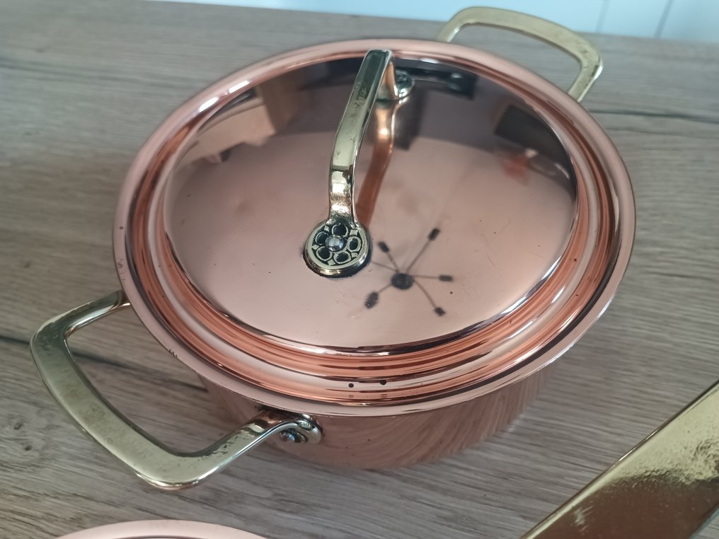 stockli nestal - Grydesæt - Forgyldt messing #2.1