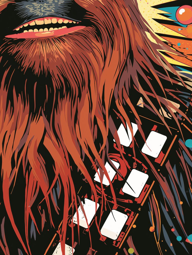 Collectibles & Co. - Pop Art Style - “Star Wars: Chewbacca” by Collectibles & Co. (2/5) #3.2