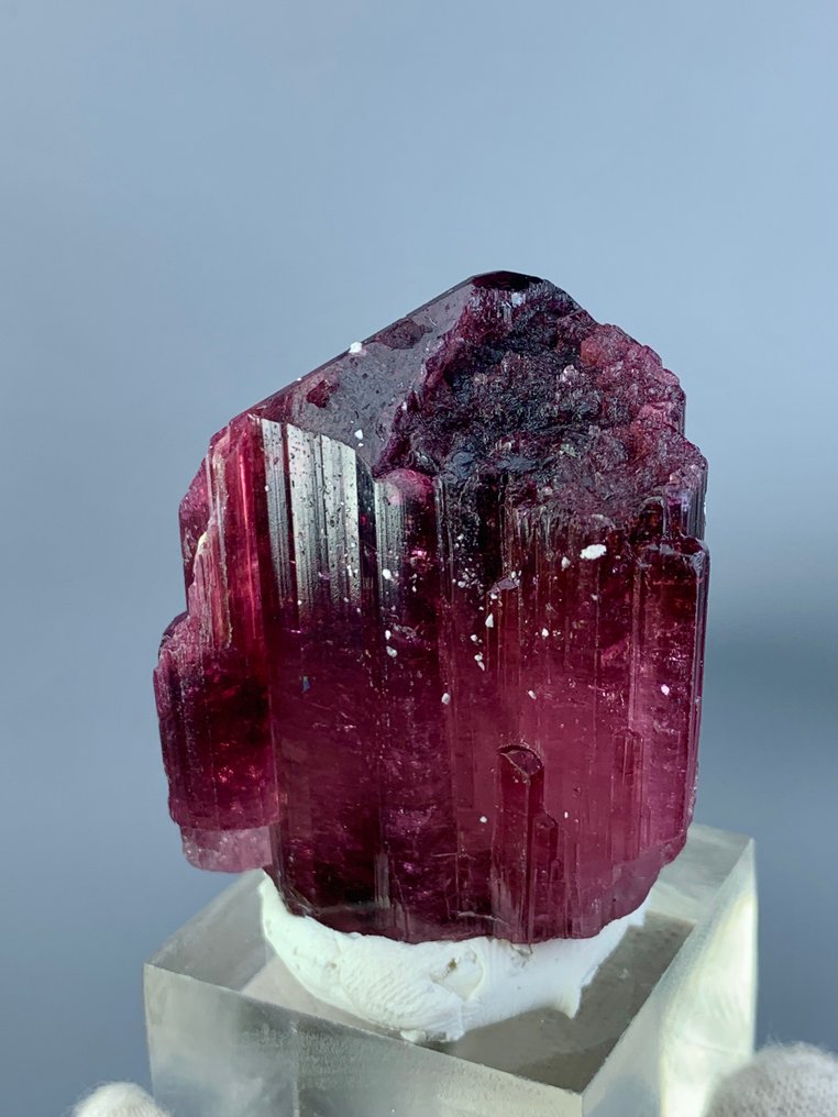 Τουρμαλίνης Κρύσταλλοι - Ύψος: 65 mm - Πλάτος: 34 mm- 448 g - (6) #3.2