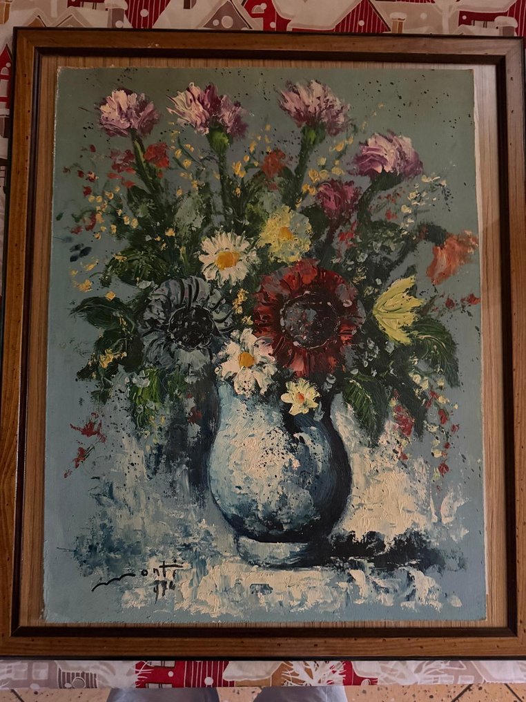 Cesarino Monti (1916-1979) - Composizione floreale #3.2