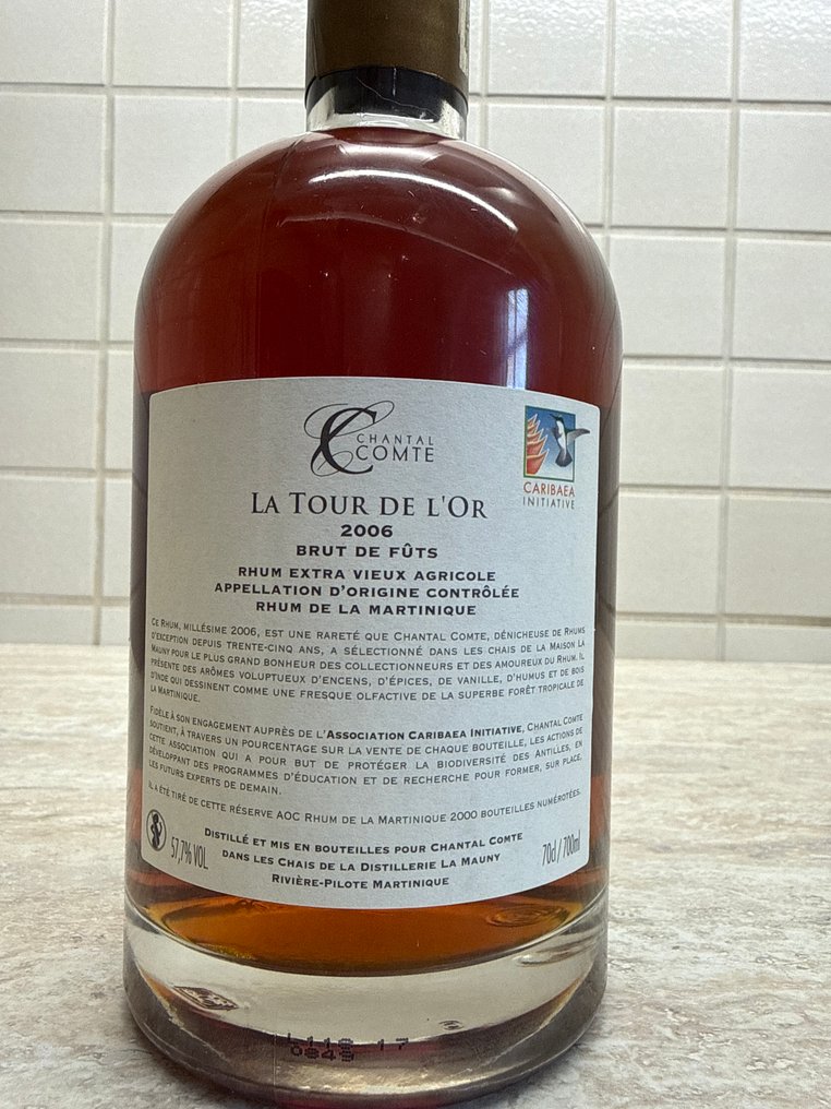 La Mauny 2006 Chantal Comte - La Tour de l'Or - Brut de Fut  - 70厘升 #3.2
