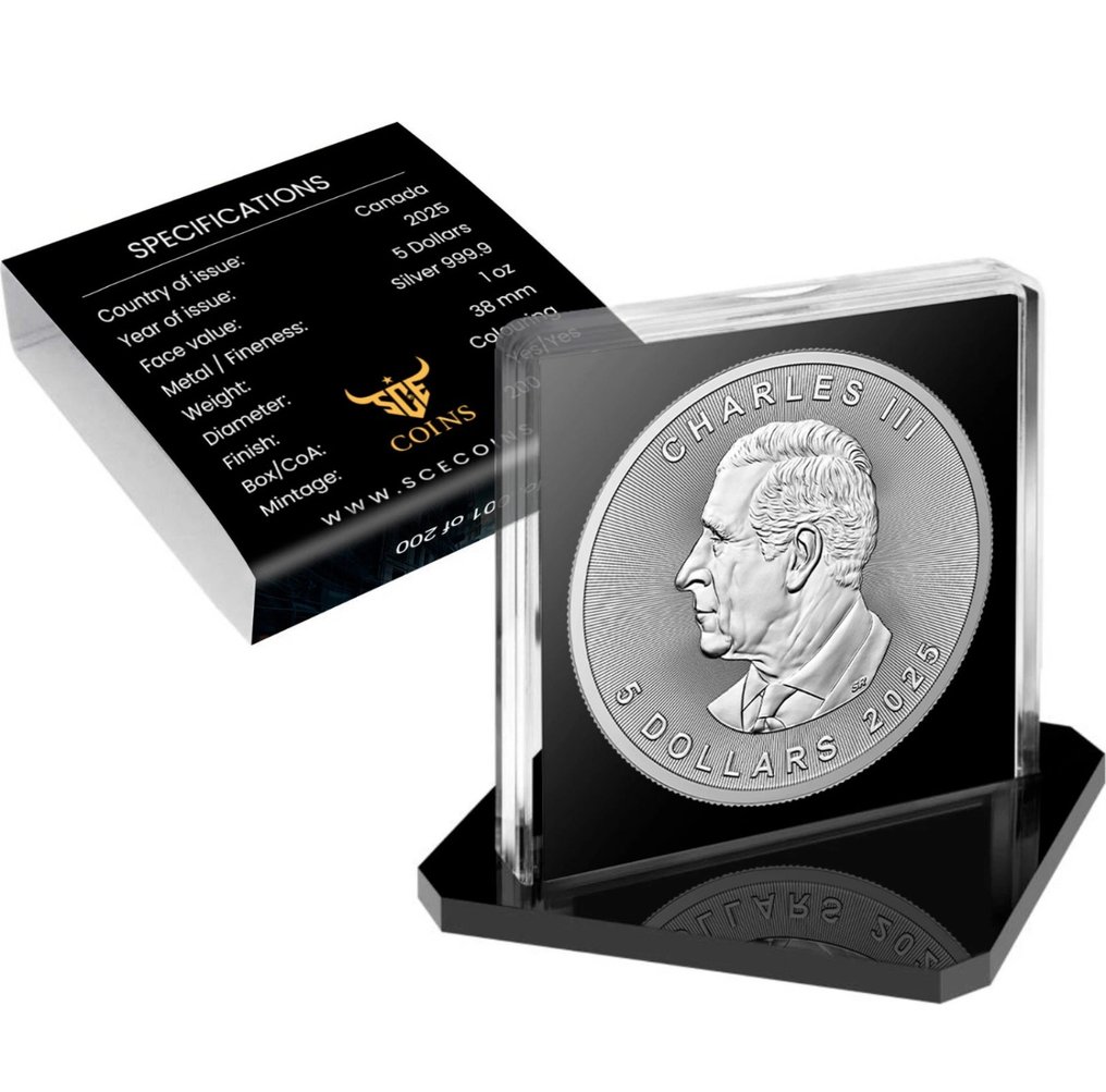 Καναδάς. 5 Dollars 2025 Dead Planet 1 oz  (.999) #1.0