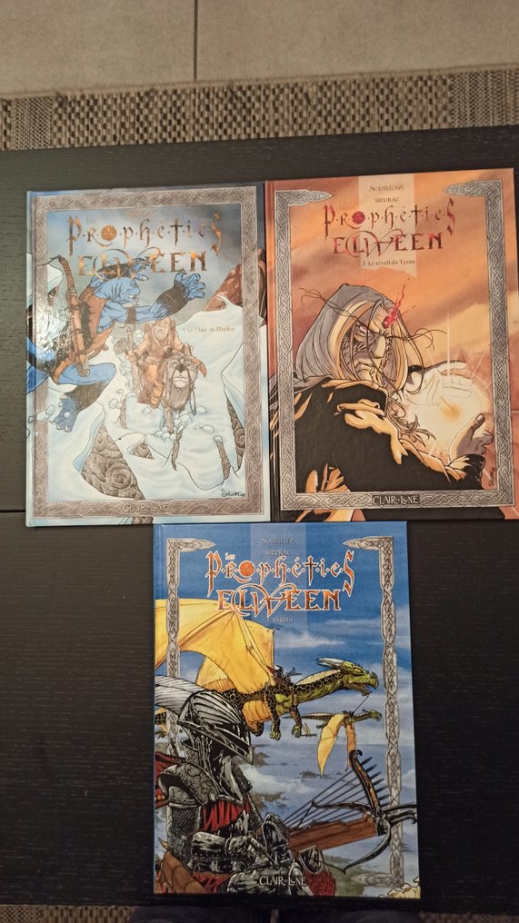 Prophéties Elween T1 à T3 + dédicace - Série complète - 3x C - 3 Album - Første udgave - 1999/2002 #1.0