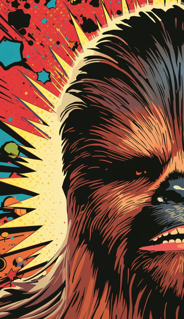 Collectibles & Co. - Pop Art Style - “Star Wars: Chewbacca” by Collectibles & Co. (2/5) #1.0