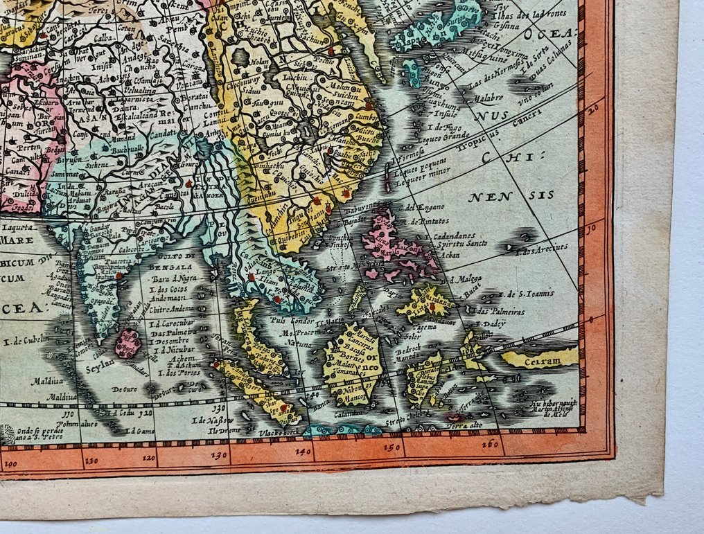亚洲 - 亚洲; Gerard Mercator/ Jodocus Hondius/ Johannes Cloppenburgh - Asia - 1621-1650 #4.3