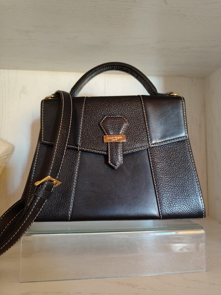 Courrèges - 挂肩式皮包 #1.0