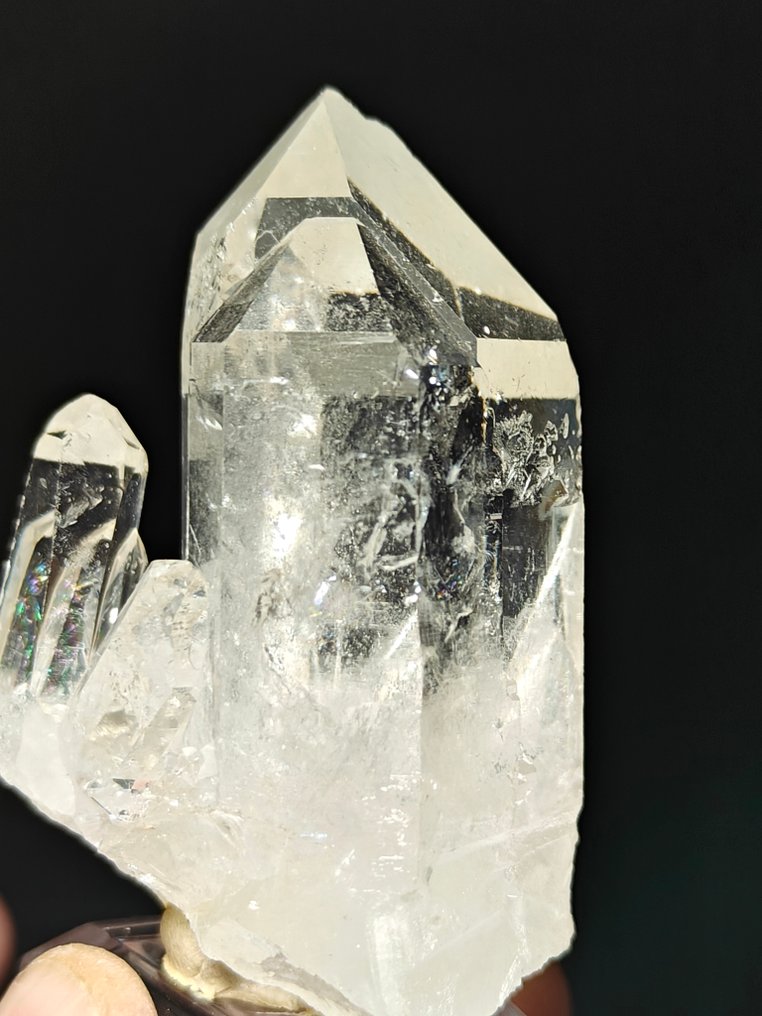 Alpine quartz, Miage, Mont Blanc - Height: 7 cm - Width: 4 cm- 120 g #1.0