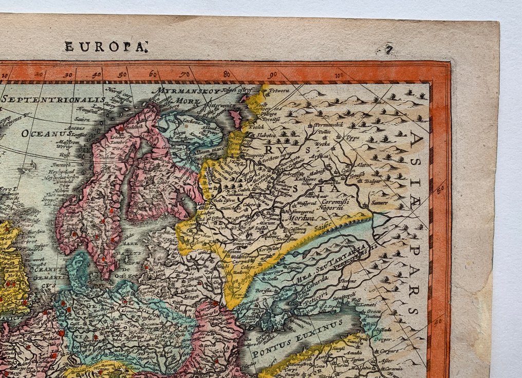 Europa - Europa; Gerard Mercator/ Jodocus Hondius/ Johannes Cloppenburgh - Nova Europae Descriptio - 1621-1650 #2.1