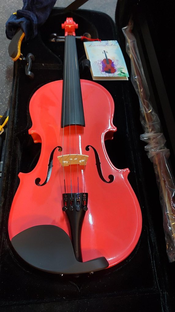 Leonardo - Studieviool rose 3/4 (kleinvolwassen maat), compleet -  - Violino #3.2