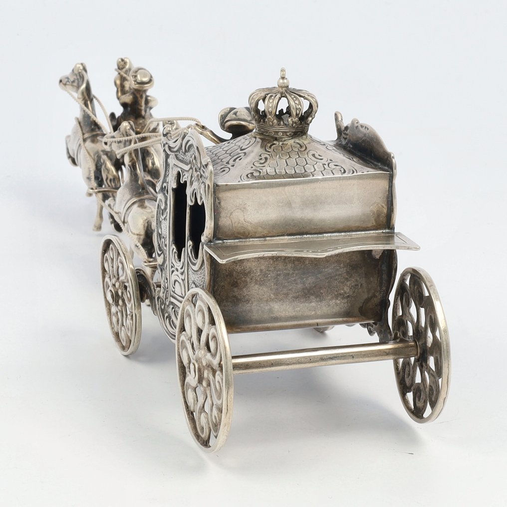 Argentor - Koninklijke Koets (groot) - Figură în miniaturală - .835 argint #4.3