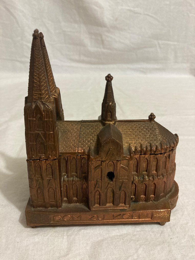 珠宝盒 - 优雅的首饰盒，配有钥匙 - 铜色青铜 #2.1