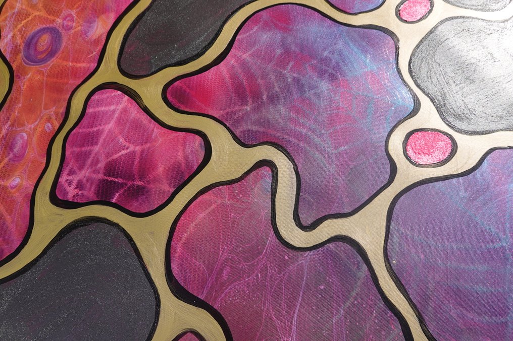 Ksavera - Cubism A1431 - abstract painting on XXL canvas #3.2