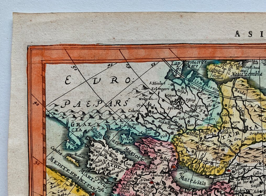 亚洲 - 亚洲; Gerard Mercator/ Jodocus Hondius/ Johannes Cloppenburgh - Asia - 1621-1650 #1.0