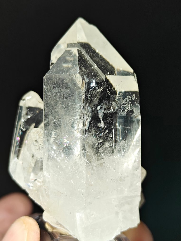 Alpine quartz, Miage, Mont Blanc - Height: 7 cm - Width: 4 cm- 120 g #1.0