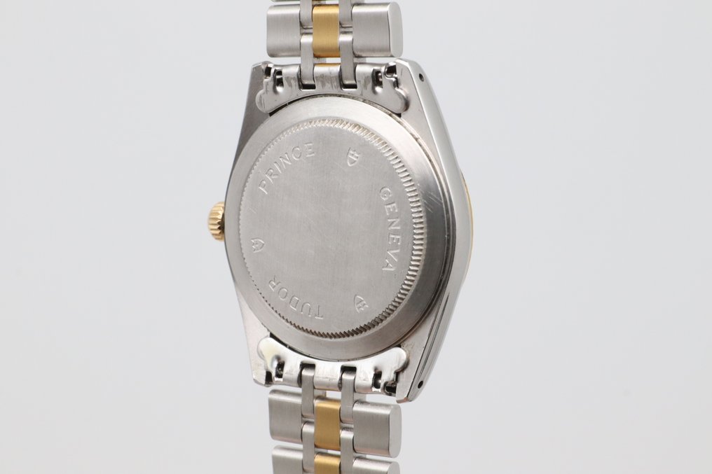 Tudor - Prince Date - Zonder minimumprijs - 74033 | Gold Linen Dial w/ Diamond Settings - Unisex - 2000-2010  #3.2
