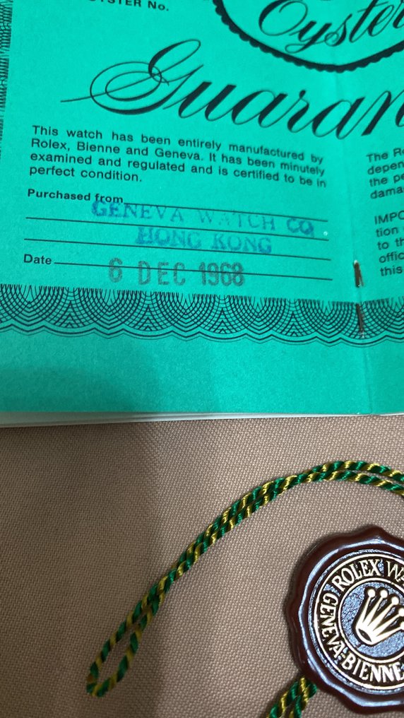 Rolex - Oyster Datejust 1601 year 1968 Very Rare case and papers #4.3