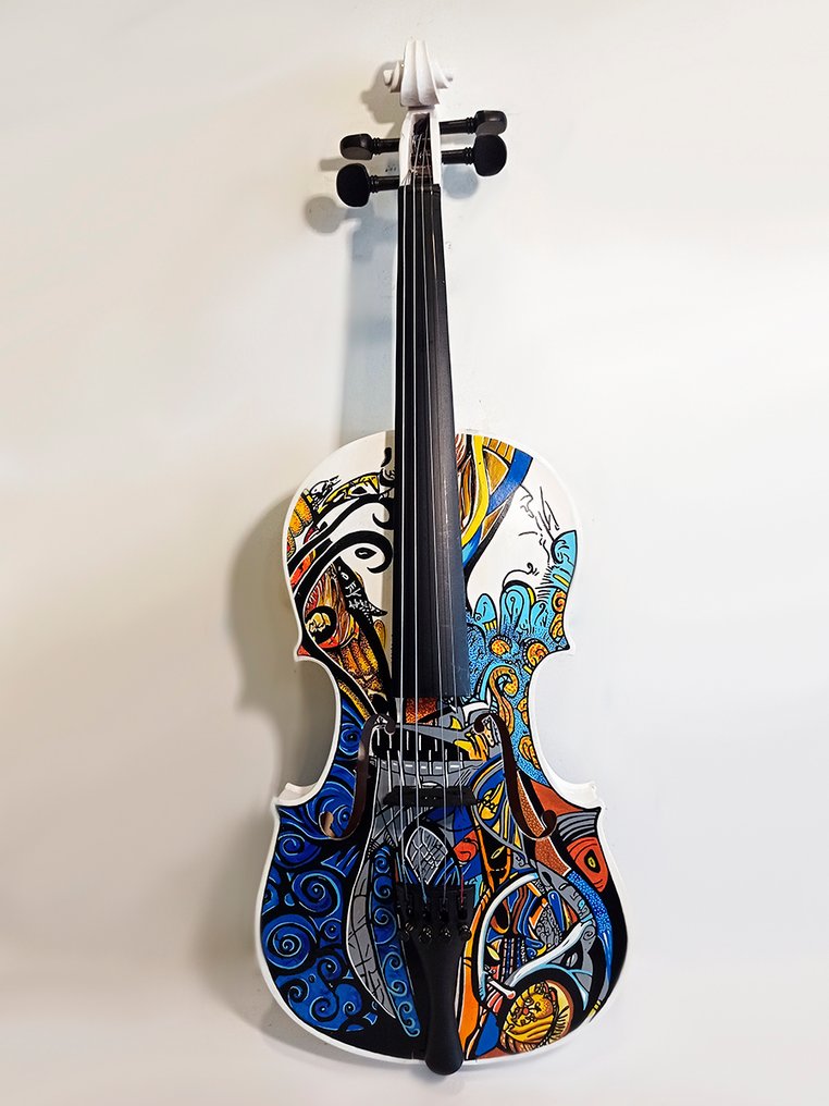 ELBé - Violon en bois 4/4 customisé #1.0