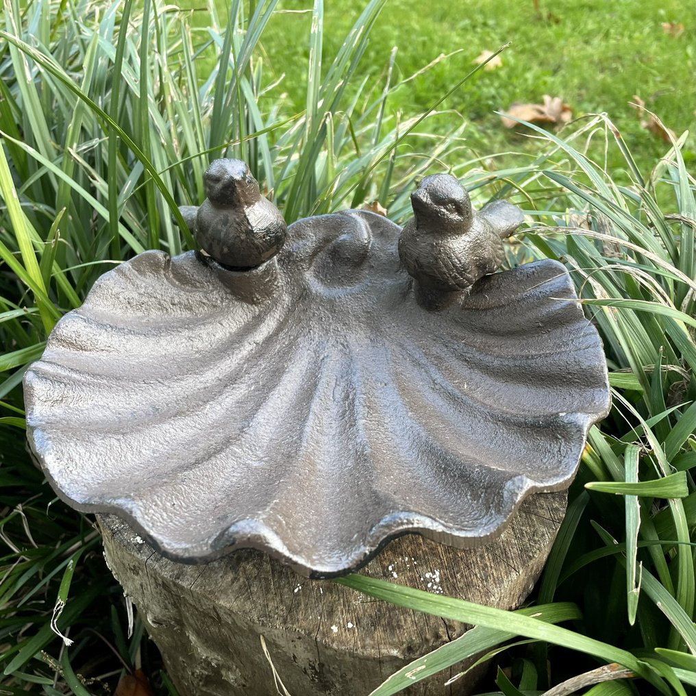 Vogelbad - Gietijzer - Schelp #1.0