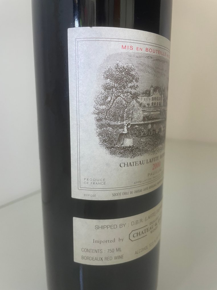 2000 Chateau Lafite Rothschild - Burdeos, Pauillac 1er Grand Cru Classé - 1 Botella (0,75 L) #2.1