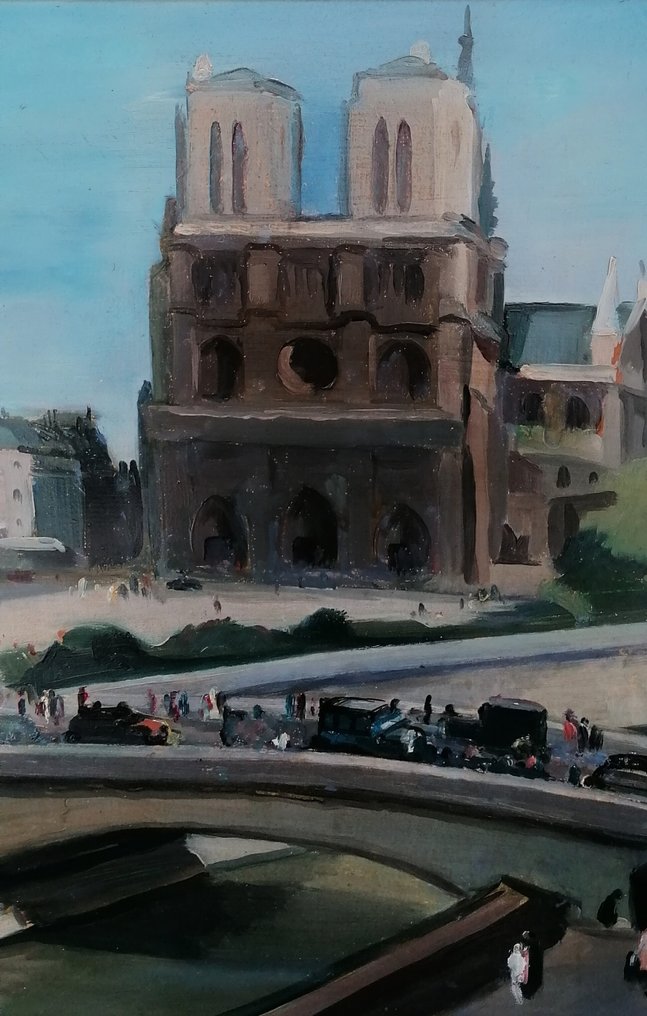 Wilhelm Wagner (1887-1968) - Paris; Notre Dame #4.3