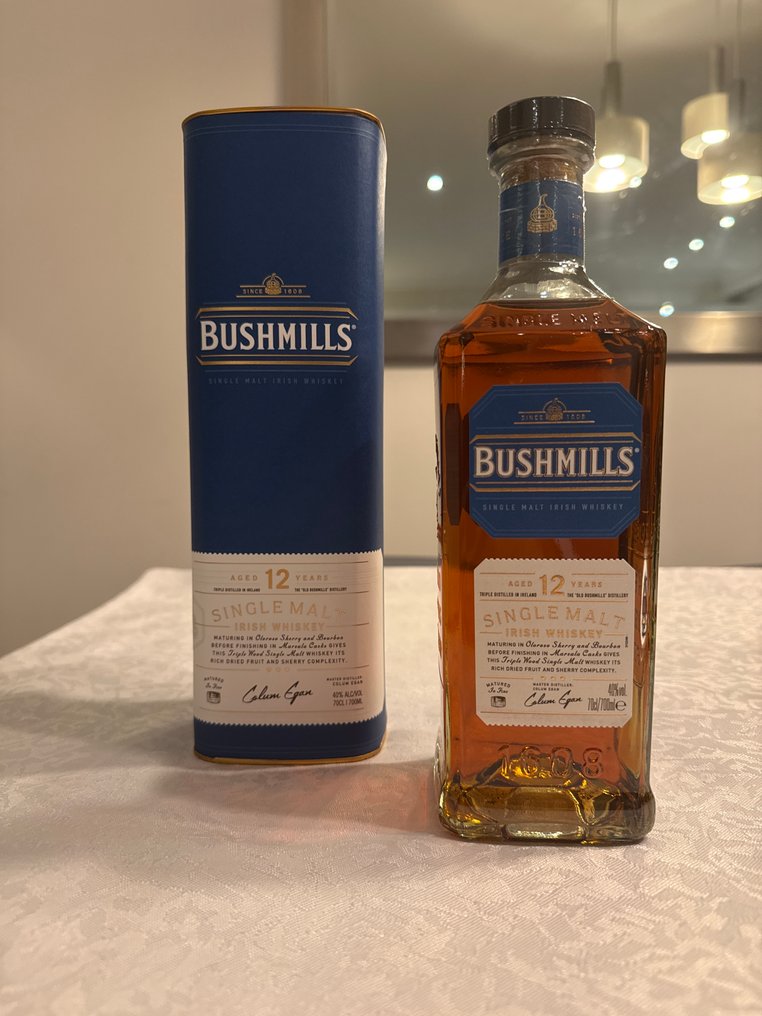 Bushmills - 10yo, 12yo Marsala Finish, 14yo Malaga Finish & 15 yo Bourbon Cask  - 70cl - 4 bottles #4.3