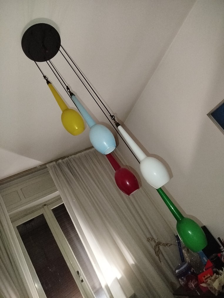 Gino Vistosi, nello stile di - 枝形吊灯 - 玻璃 - 彩色玻璃吊灯 #1.0