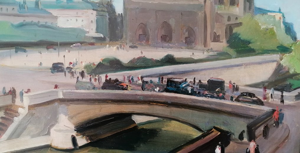 Wilhelm Wagner (1887-1968) - Paris; Notre Dame #3.2