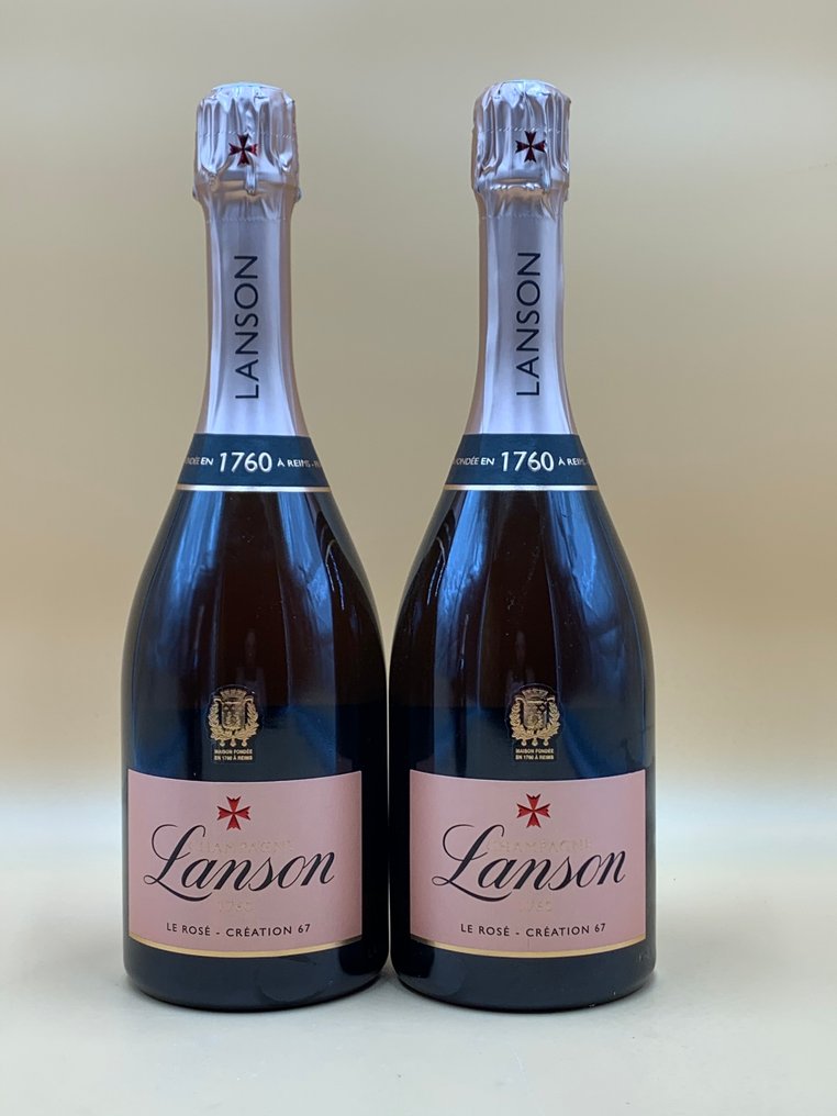 Lanson, Le Rosé Création 67 - 香槟地 - 2 Bottles (0.75L) #1.0