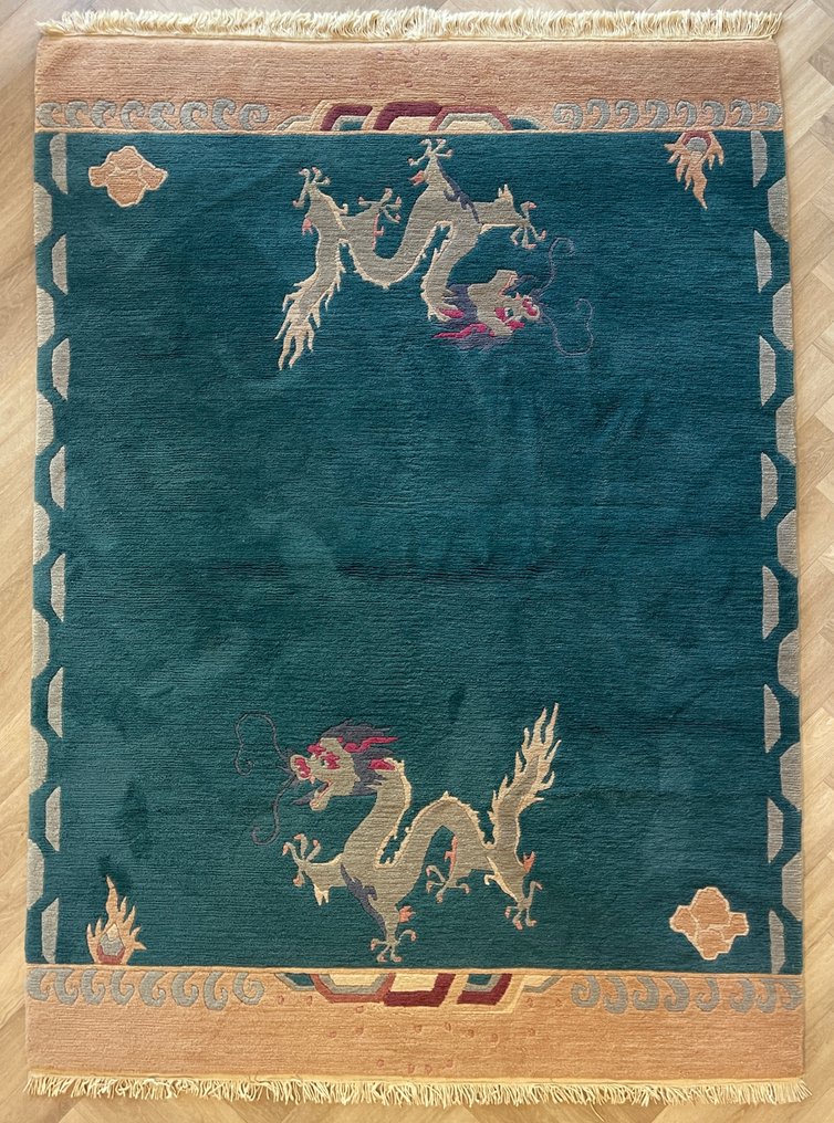 Designer-Teppich, neu, Wolle, handgeknotet, modern, hohe Qualität, unbenutzt. - Teppich - 238 cm - 174 cm #1.0