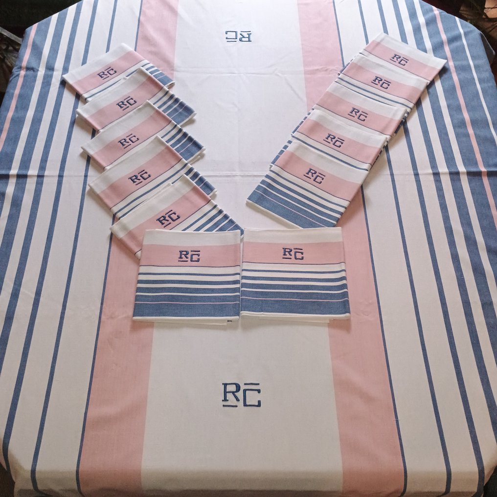 Toalha de mesa (13)  - 235 cm - 128 cm - Nappe et serviettes #1.0