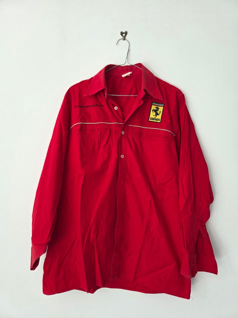 paita - Ferrari - Camicia Ferrari da officina Servizio Assistenza Tecnica SAT tg. S #1.0