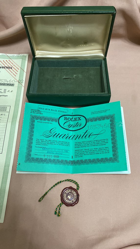 Rolex - Oyster Datejust 1601 year 1968 Very Rare case and papers #3.2