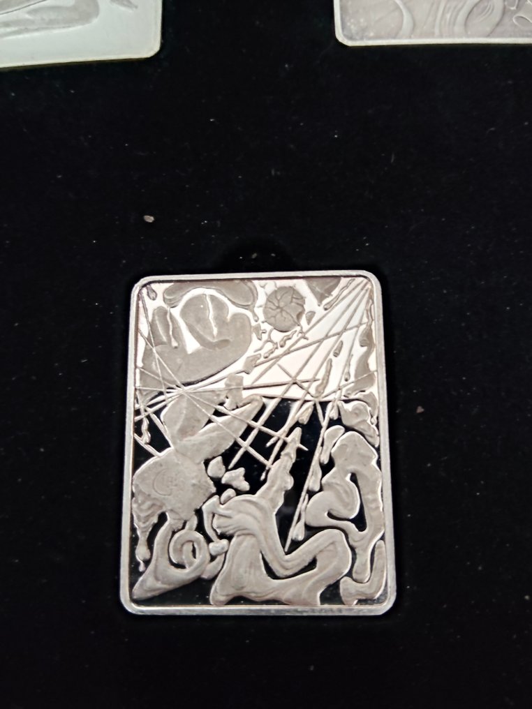 Salvador Dali (1904-1989) - 雕塑, I 7 giorni della creazione - 4 cm - .999 银 #3.2