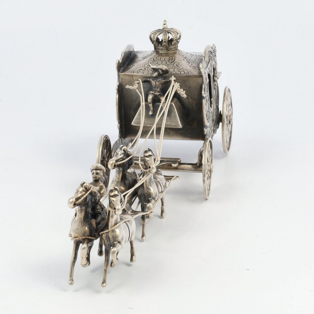 Argentor - Koninklijke Koets (groot) - Figură în miniaturală - .835 argint #3.2