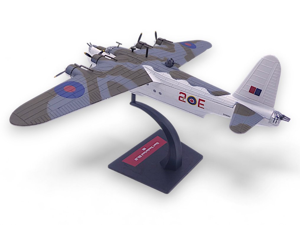 Royal Air Force (UK) 1:144, 1:100 - Miniatura de veículo militar (3) - Short Sunderland MK III / Dassault- Dornier Alpha Jet / Hawker Tempest MK - World War II - Série: "PER ARDUA AD ASTRA" #4.3