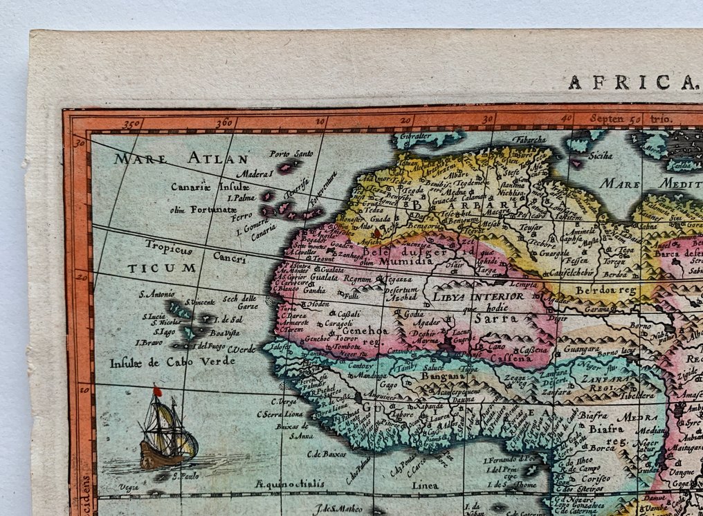 Africa - Africa; Gerard Mercator/ Jodocus Hondius/ Johannes Cloppenburgh - Africa Nova Tabula - 1621-1650 #1.0