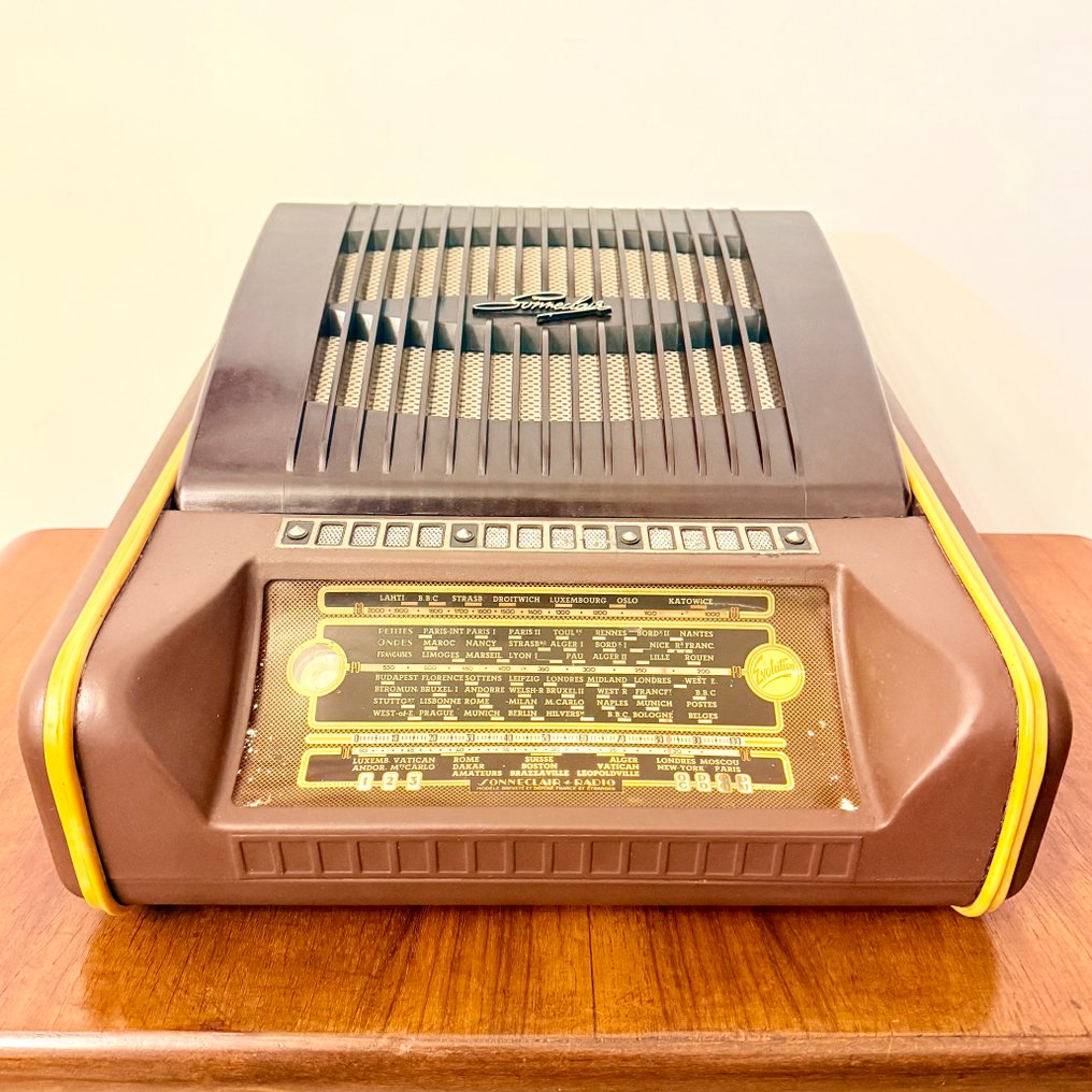 SONNECLAIR - EVOLUTION 1951 - DESIGN COLLECTOR’S ITEM Radio à tube #2.1