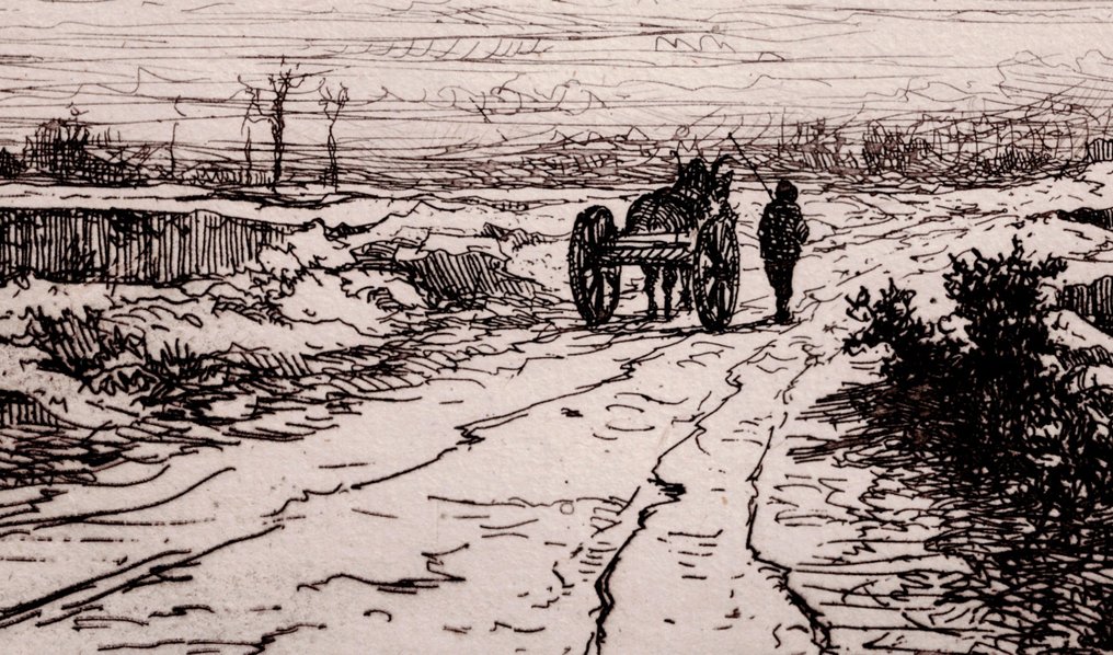 Adolphe Appian (1818-1898) - Chemin de l'étang de Frignon, Isere - 1877 #2.1