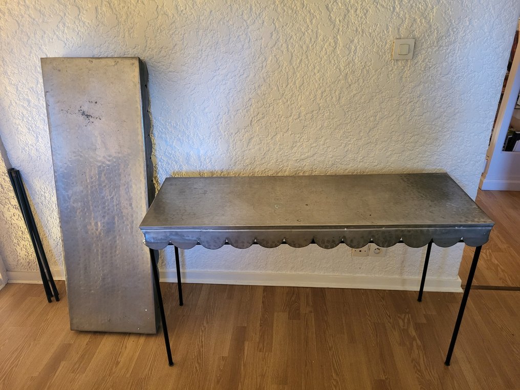 baïja - Κονσόλα (2) - κασσίτερος επενδεδυμένο χαλκός, Σφυρήλατος σίδηρος #2.1