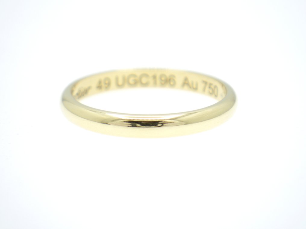 Cartier - Δαχτυλίδι - 1895 Wedding band Ring Au750 - 18 καράτια Κίτρινο χρυσό #1.0