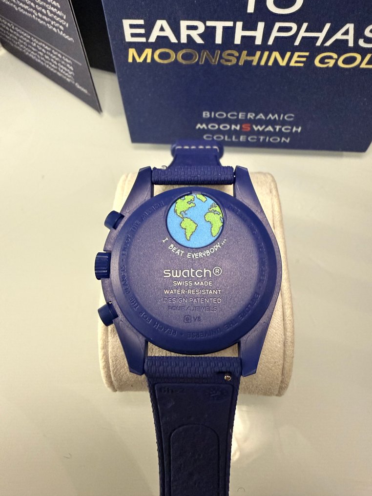 Omega x Swatch - LIMITED EDITION - Mission To Earthphase - MOONSHINE GOLD - No reserve price - SO33N703L - Unisex - 2025 #2.1