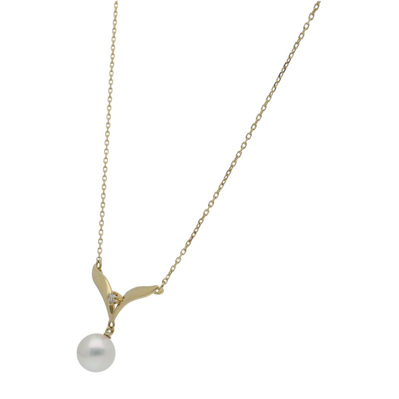 Mikimoto - Κολιέ - 18 καράτια Κίτρινο χρυσό #2.1