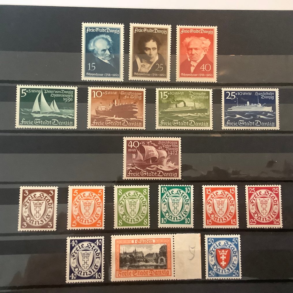 Danzig 1938/1939 - Két teljes évad - Michel 281/308 #1.0